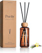 M&SENSE Madagascar Vanilla Reed Diffuser Set: 6.3 fl oz Non-Toxic Aroma Set with Sticks, Long-Lasting Natural Essential Oil Gifts for Bedroom, Shelf Decor & Small Spaces
