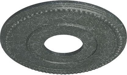 Ekena Millwork CM12BRAGC 12-1/2" x 3-7/8" x 3/4" Bradford Ceiling Medallion, Athenian Green Crackle