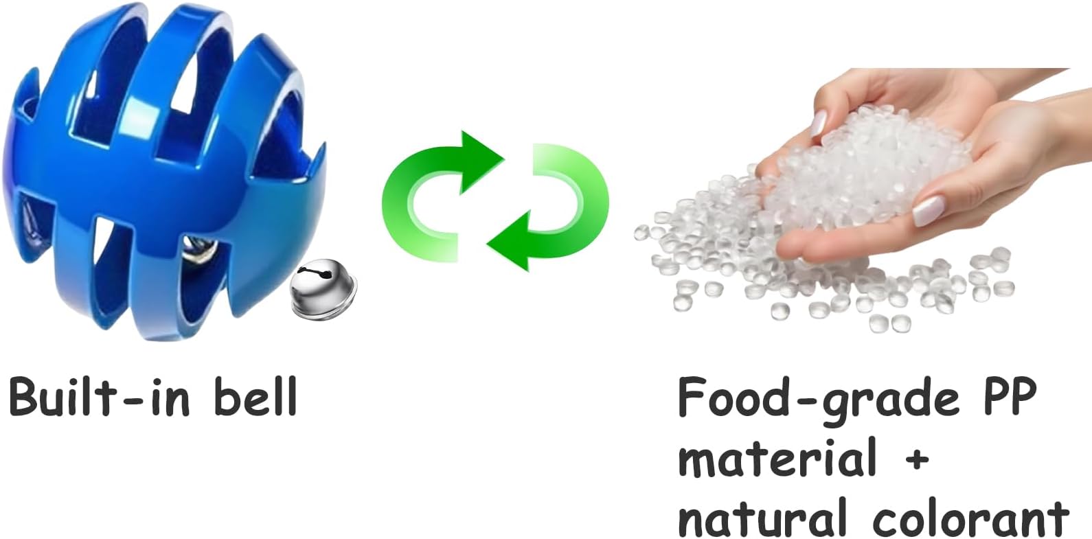 10-Pack Cat Toy Balls with Bell for All Cats, Playtime Paradise (1.5'' - 2.3'', Cat Toys Mega Set)-Mewly Pet