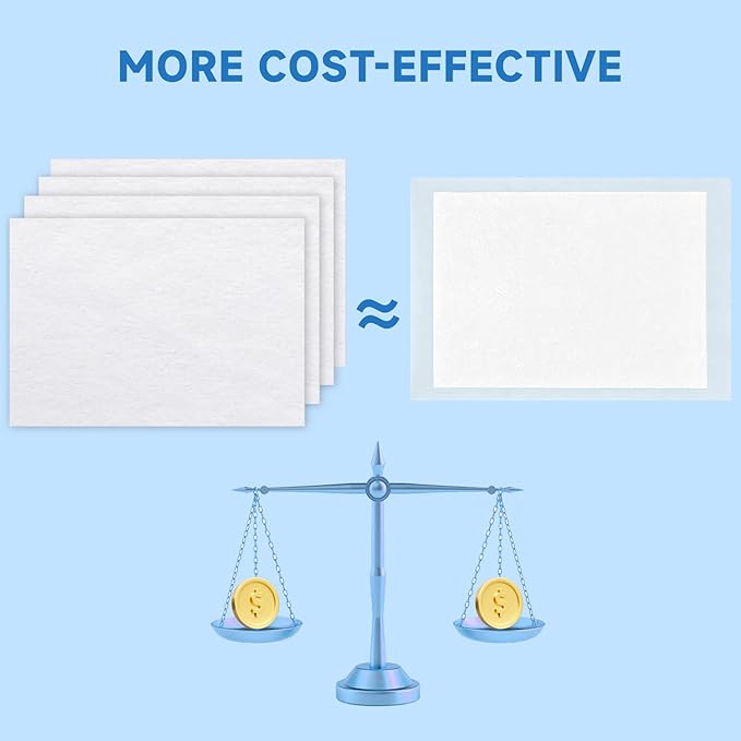 L&W BROS. Easy Clean Pet Quick Absorbent Sheets – Innovative Solution for Mess-Free Cleanup Not Traditional Pee Pads, 12"x10" for Urine and Pet Stain & Odor Remover (120 PCS)-Mewly Pet