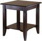 Winsome Nolan End Table, for Living Room, Bedroom, Cappuccino