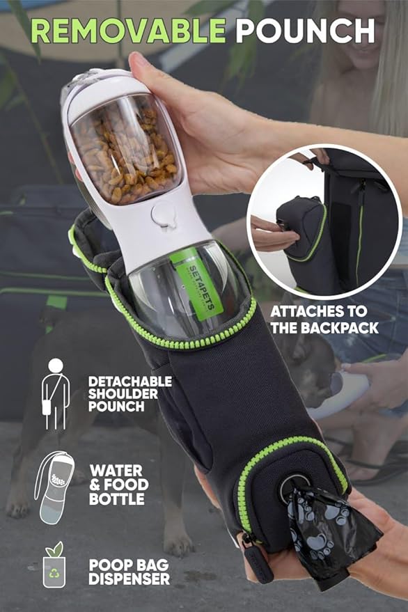 Cat Backpack Carrier & Dog Car Seat for Small Pets Up to 25 lbs - Expandable Cat Carrier Backpack with Safety Leash and Breathable Mesh - Waterproof for Travel - 3 in 1-Mewly Pet