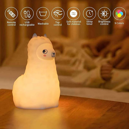 Baby Bear Night Light Up Toddler Bed Rooms, Nursery Sleep Aid for Kid LED Light Color Changing Dimmable &Timer Bedside Night Lamp for Breastfeeding Safe Silicone Night Light BPA Free Gifts for Women