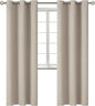 BGment Room Darkening Curtains 84 Inches Long - Grommet Thermal Insulated Drapes Window Treatment Curtains for Bedroom, 2 Panels, 42 x 84 Inch, Camel