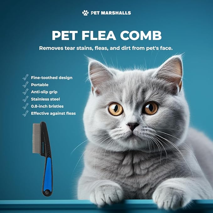 Pet Grooming Brushes Kit - 6-in-1 Complete Grooming Accessories for Deshedding, Detangling, and Dematting including Nail Clipper and File-Mewly Pet