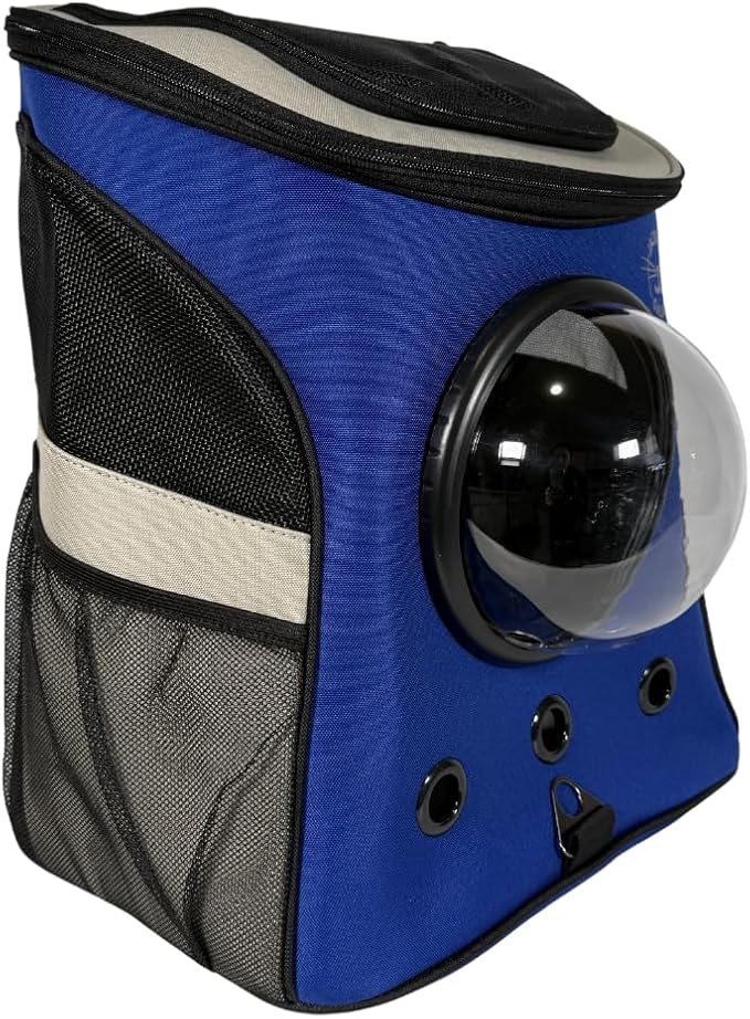 Your Cat Backpack Carrier Bag - Jackson Galaxy Airline Approved Cat Carrier with Space Capsule Bubble for Small Cats, Kitten - Premium Cat Carrier Backpack for Outdoor, Travel, Hiking, Pet Supplies-Mewly Pet