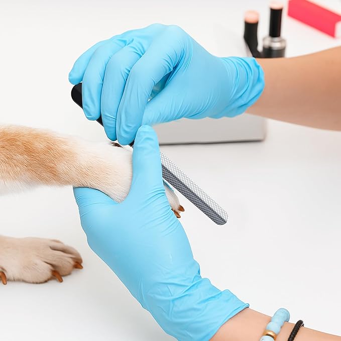 VIWIK Dog Nail Trimmers for Large Medium Dogs, Cats, Professional Dog Nail Clippers with File Quick Sensor & Safety Guard to Avoid Overcutting, Pet Claw Paw Clipper for Grooming with Toenail File Blue-Mewly Pet