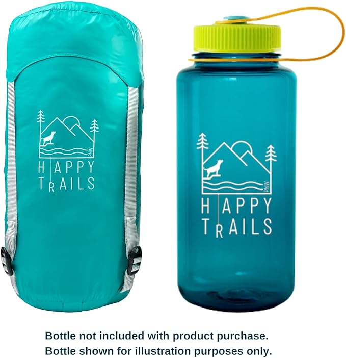 Ultralight Dog Sleeping Bag Backpacking—Outdoor Dog Bed for Hiking—Backpacking Gear for Dogs—Dog Hiking Gear—Dog Camping Gear—Packable Sleeping Bag for Dogs—Dog Travel Bed (Glacial Blue | Large)-Mewly Pet