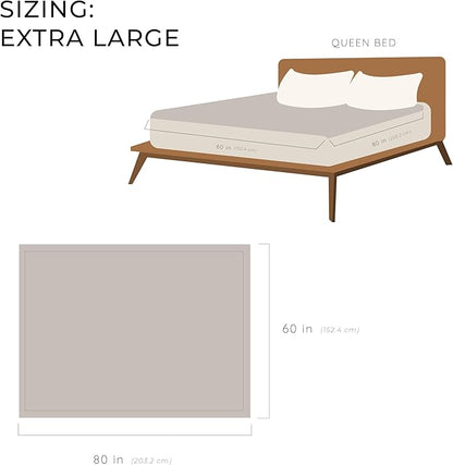 GRACED SOFT LUXURIES Oversized Throw Blanket Home Decor Warm Elegant Softest Cozy Faux Fur Decorative, Comfy, Cozy, Warm for Sofa Bed (Textured Marbled Ivory, 60" x 80")