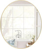 WallBeyond 32 inch Round Mirror Gold Large Circle Wall Mirror for Bathroom with Metal Framed, Round Wall Mirror for Wall Decor, Vanity, Entryway Living Room