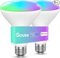 Govee Smart Light Bulbs, 1200 Lumens Dimmable BR30 Bulbs, RGBWW Color Changing Light Bulb, Flood Light Bulbs Work with Alexa, Google Assistant, WiFi & Bluetooth LED Bulbs, Music Sync, 2 Pack