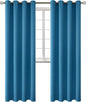 BGment Blackout Curtains - Grommet Thermal Insulated Room Darkening Bedroom and Living Room Curtains, Set of 2 Panels (52 x 108 Inch, Steel Blue)