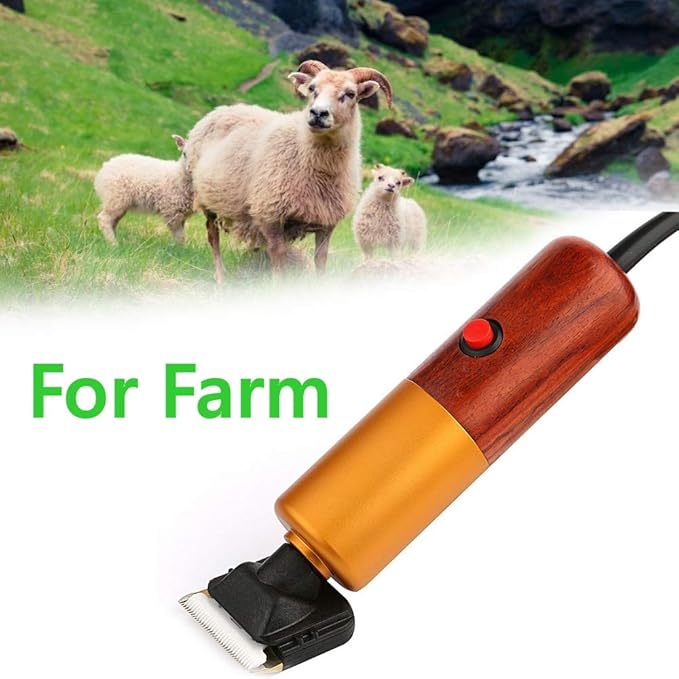 Dream Reach Pet Grooming Clippers, Low Noise Dog Clipper, Electric Cat Hair Shaver Kit, Pet Hair Trimmers for Small Medium Large Dogs Cats with 2 Comb Attachments (A-200W)-Mewly Pet