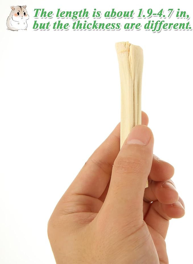 1000g/2.2lb Sweet Bamboo Sticks for Rabbits, Guinea Pig Chew Toys Bunny Toys for Rabbits Indoor, Teething Toy for Small Animals Rabbits, Hamsters, Chinchillas, Guinea Pigs-Mewly Pet