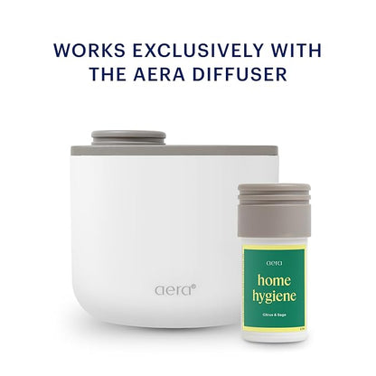 Aera Mini Home Hygiene Citrus and Sage - Essential Oil for Home - Fresh Zest Fragrance - Notes of Lemon, Lime and Geranium - Scent Refill - Capsule Size Works with Mini Diffuser