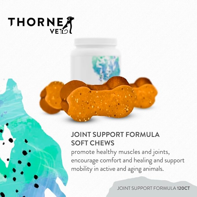 ThorneVET Joint Support Formula – Dog & Cat Joint Health Support, 120 Soft Chews-Mewly Pet