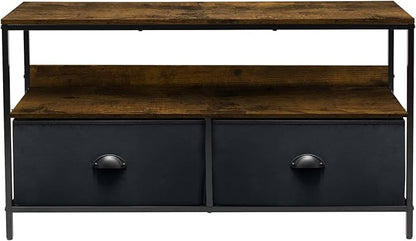 Sorbus TV Stand Dresser with 2 Drawers - Television Riser Chest with Storage - Bedroom, Living Room, Closet, & Dorm Furniture