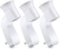3 Pack Wall Fragrance Plug in Compatible with Bath and Body Works WallFlower Fragrances, ETL Certified, Rotatable, Precise Scent Control Fragrance Diffuser Plug for Home, Office (White)