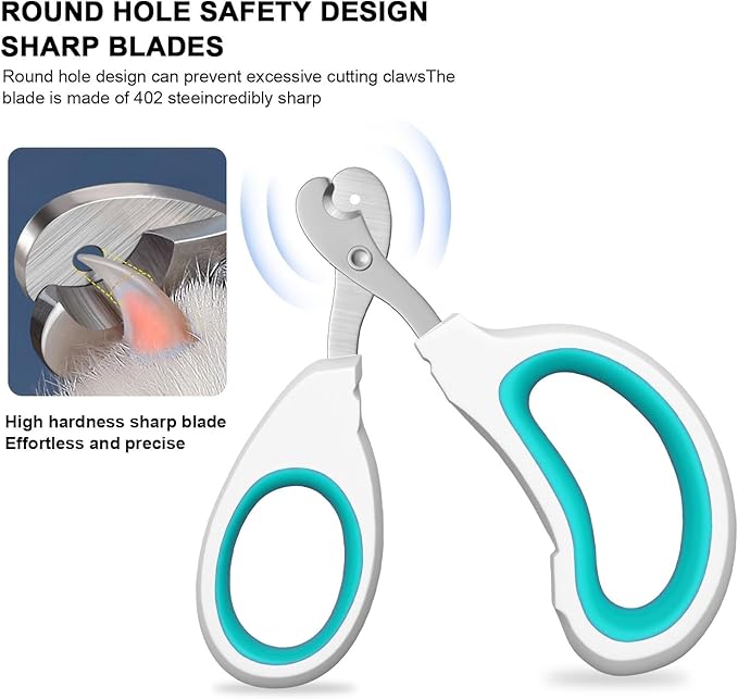 Cat Specific Nail Clipper, Avoiding Excessive Cutting, Suitable for Beginners. It Can Also be Used for Small Animals Such as Birds, Hamsters, Rabbits, Hedgehogs, Ferrets, Guinea Pigs, Etc.-Mewly Pet