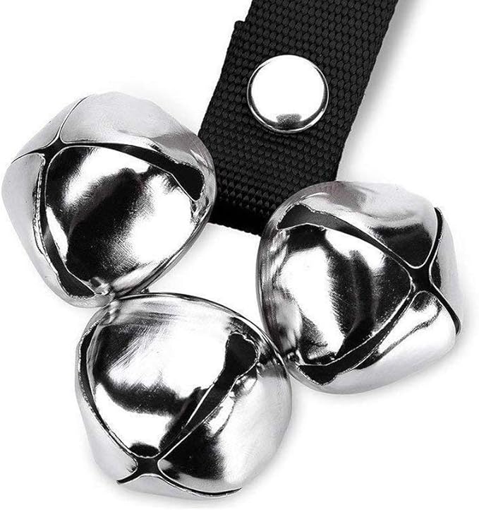 Dog Doorbells for Potty Training/Door Knob/Go Outside, Premium Quality Dog Bells, 7 Extra Large Loud 1.4 DoorBells, Adjustable Door Bell, Training Your Puppy The Easy Way-Mewly Pet
