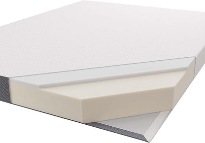 Modway Mila 6” Twin XL Mattress - Firm 6 Inch Twin XL Mattress - 10-Year Warranty White