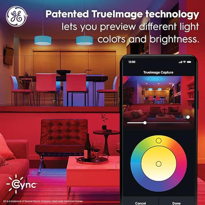 Cync GE Smart LED Strip Light, Color Changing Room DecorLED Light Strip, Works with Alexa& Google Home, Matter Compatible, Bedroom, Millions of Colors& White Tones, 16 Feet (Pack of 3)