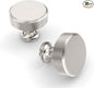 Asidrama 30 Pack Brushed Satin Nickel Kitchen Cabinet Knobs Knurled Dresser Knob Drawer Knobs Cabinet Hardware Aluminum Knob for Dresser Drawers
