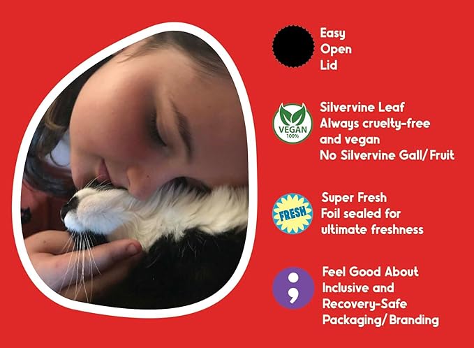 Fiend Catnip + Silvervine for Cats & Kittens Safety-Cut Premium Fine Cat Nip Blend with Vegan Silvervine + Sticker – Ultra Potent, North American – 1 Cup (34.5g) Go Ahead, Create a Monster!-Mewly Pet