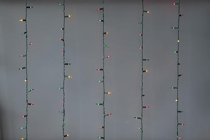 Brite Star 100 Count Mini String Christmas Lights, Multi - 22 feet Indoor/Outdoor Christmas Tree Lights with Green Wire (Set of 2)