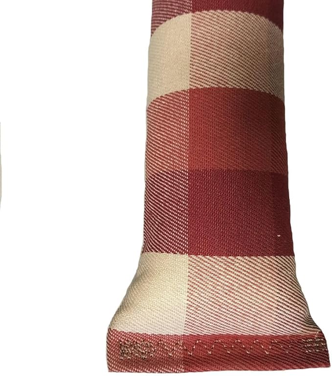 15" Catnip Cat Kicker Toys/Kitty Kick Sticks/Cat-Nip Kick Sticks (Beige and Red Plaid) (Kickers Filled with 1 oz Premium Canadian Catnip)-Mewly Pet