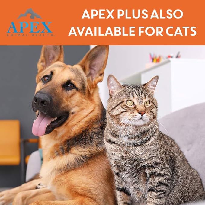 Apex Plus Flea and Tick Prevention for Dogs | Small (5-22 lbs) | 6-Month Supply | Dog Flea and Tick Treatment | 24-Hour Activation, Waterproof, 30-Day Protection-Mewly Pet