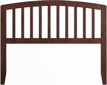 AFI Richmond Full Size Headboard with Attachable Charger in Walnut