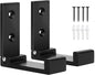 OHIYO Folding Wall Hook 2PCS Folding Coat Hooks for Hanging Heavy Duty Coat & Bag & Backpack & Hat & Headphone Foldable Coat Hooks Wall Mounted Saves Space (Black)
