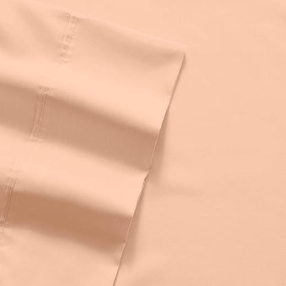 Cal King Size Bed Sheets - 6 Piece 1500 Supreme Collection Fine Brushed Microfiber Deep Pocket California King Sheet Set Bedding - 2 Extra Pillow Cases, Great Value, California King, Peach