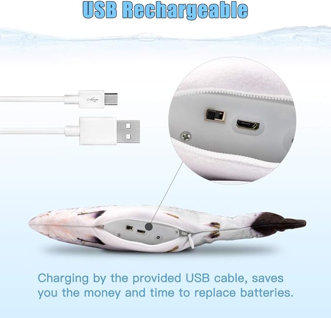 TOOGE 2 Pack 9" Floppy Fish Cat Toys with SilverVine and Catnip for Indoor Cats Interactive Flopping Fish Cat Kicker Catnip Toys for Cats Puppy Small Dogs (Salmon + Rainbow Trout)-Mewly Pet