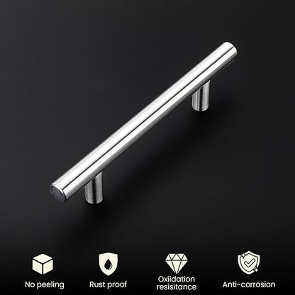 homdiy Cabinet Handles Brushed Nickel Cabinet Pulls - HD201SNB Cabinet Hardware 10 Pack 4in Hole Centers Cabinet Door Handles for Kithen Cabinets