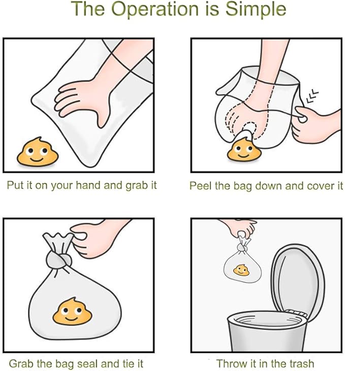 ECO-CLEAN Dog Poop Bags, 24 Rolls/360 Bags with Dispenser, Dog Waste Bags, Unscented, Leak-Proof, Easy Tear-Off-Mewly Pet