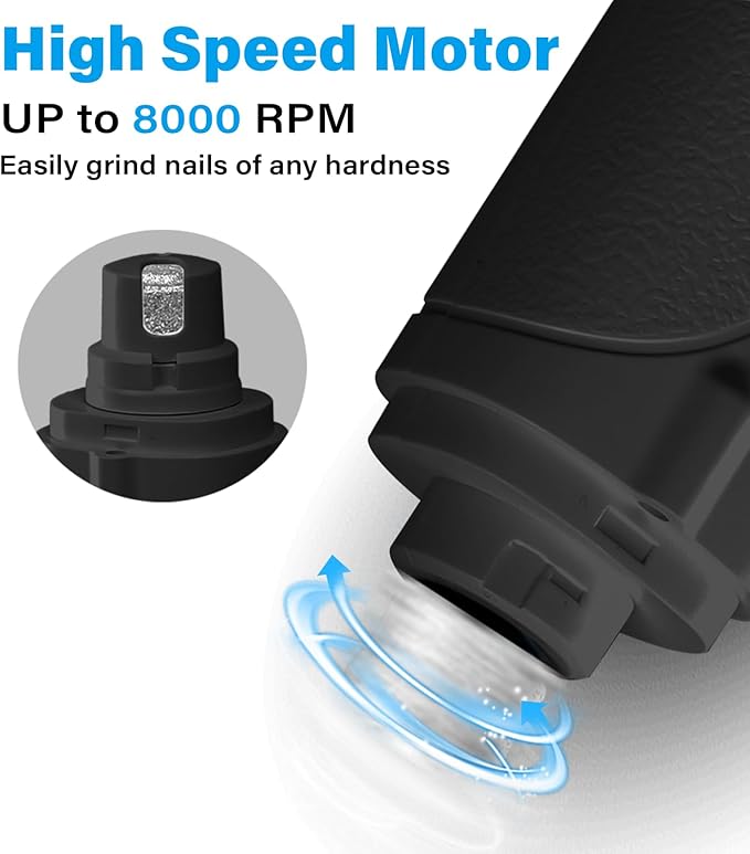 2 in 1 Dog Nail Clippers & Cat Nail Clippers Trimmers for Large Medium Small Dogs Cats Claw Trimmer Quick Sensor and Safety Guard USB Rechargeable Dogs Nail Trimmer with Catcher & 2 LED Lights-Mewly Pet