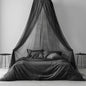 Mosquito Net Bed Canopy for Girls,King Canopy Bed Curtains Full Queen Size from Ceiling,Dome Mosquito Netting Bed Tent Twin Girls Princess Canopy Bed White Decor for Baby Crib,Kid Bed and Adult Beds