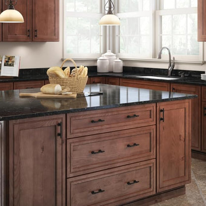 Franklin Brass Adjusta-Pull (5-Pack) Adjustable Drawer Pulls | Fits 1-3/8 to 4 Inch Hole Centers | Matte Black Cabinet Handles| Francisco P44364-FB-B