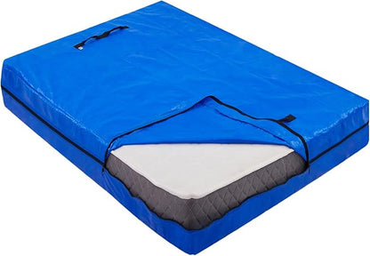 AlexHome Mattress Bag for Moving and Storage,Heavy Duty Tarp Reusable Mattress Storage Bag,Easy Carrier Mattress Moving Cover (Caliking Size)