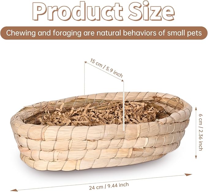 31PCS Rabbit Chew Treat Toys for Teeth Health, Natural Bunny Enrichment Toys for Boredom & Stress Relief, Keep Busy Toys for Guinea Pig Chinchilla Hamster Rat Gerbil Degu Indoor Outdoor-Mewly Pet
