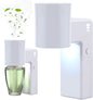 2 PCS Wall Fragrance Plug in with Night Light and Oil Diffuser Plug with Upgraded Fragrance Concentration Control, Compatible with Bath and Body Works WallFower for Home, White