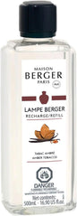 Maison Berger - Amber Tobacco - Lampe Berger Fragrance Refill Oil for Home Diffusers - Luxury Air Freshener with Black Pepper, Vanilla & Tobacco Notes - 16.9 Fl Oz (500ml)