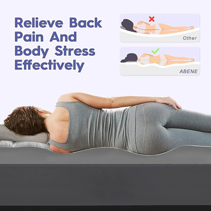 ABENE Mattress Topper Twin for Back Pain Relief, Extra Thick Mattress Pad Pillowtop, Soft Mattress Protector Cover with 8"-21" Deep Pocket, Overfilled Down Alternative Filling (Gray, Twin)