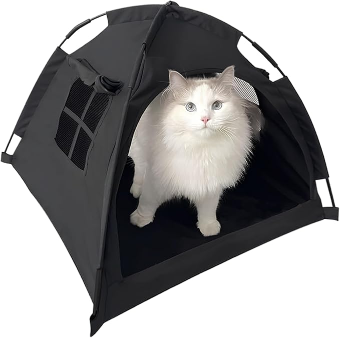 Cat Tent House、Cat's Nest, Quick Assembly and disassembly, Portable Indoor/Outdoor pet Tent House for Cats, Puppies and Other Small Animals-Mewly Pet