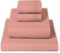 Mellanni King Sheets Set - 4 PC Iconic Collection Bedding - Hotel Luxury, Extra Soft, Cooling Bed Sheets - Wrinkle, Fade, Stain Resistant (King, Coral)