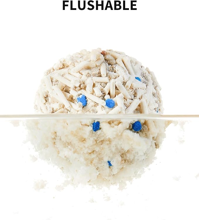 PETKIT New Occult Blood Monitoring Cat Litter, Ultra Absorbent Clumping Mixed Tofu Bentonite Litter, Odor Control and Dust Free-Mewly Pet