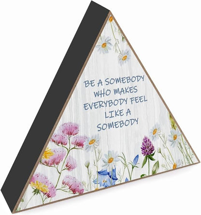 Woodland Flower Print Wooden Box Sign Inspirational Quote Box Sign Nursery Decor Baby Decor For Nursery Wall Art Baby Room Wall Decor For Kids Boys And Girls