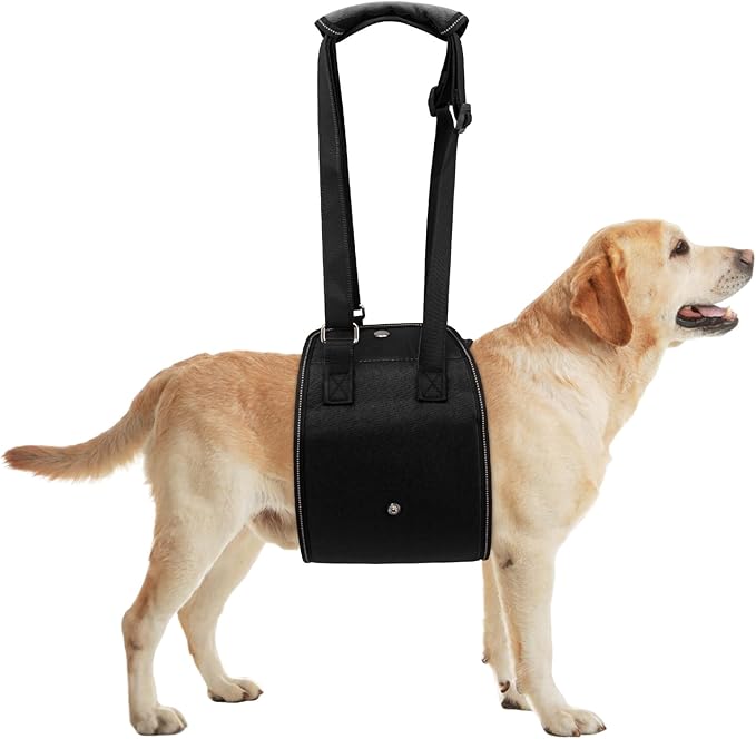 Dog Lift Harness Dog Sling for Large Dogs, Portable Dog Carrier Sling for Back Legs, Ajustable Hip Support Harness for Weak Rear Leg, Assist Senior Disabled Joint Injuried and After ACL-Mewly Pet